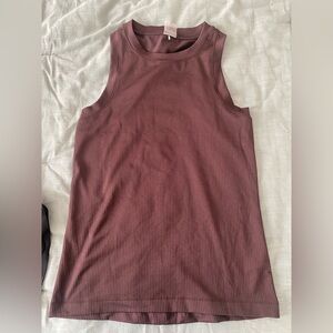 Brown ribbed Calia tank, EUC